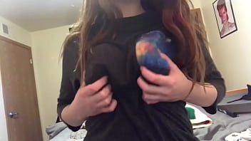 Teen showing boobs