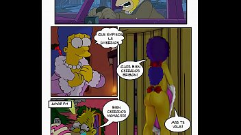 Marge simpson haciendo porno