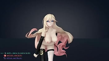 8 MMD Rita Rossweisse con consolador ALGO (Enviado por qishi)