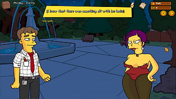 Bart simpson con su novia