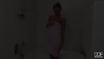Towel drop porn