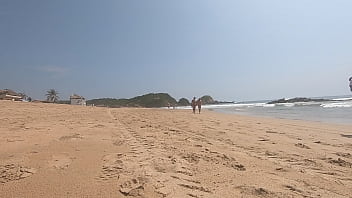 Girlfriend naked beach