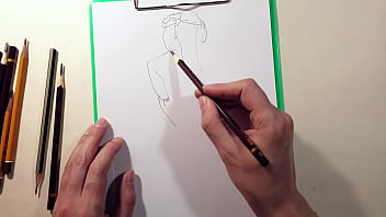 Tits drawing