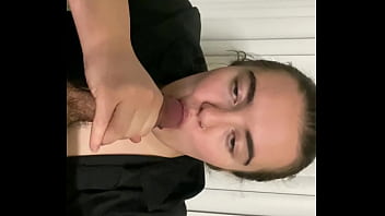 Girl shaving cock